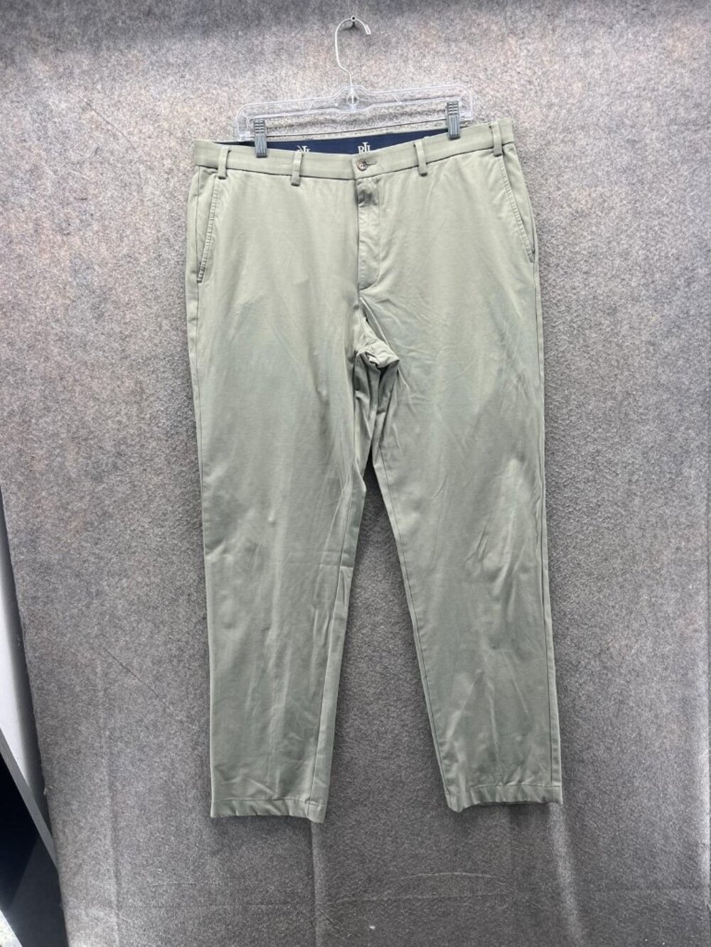 Lauren Ralph Lauren Pants Men 38 Green Chino Flat Front Regular Casual Cotton